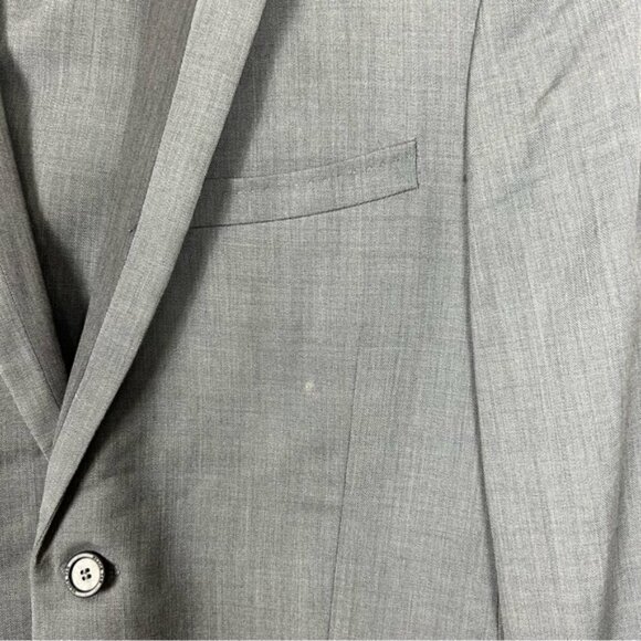 ZARA Dark Grey Wool Blend Suit 38 - Picture 14 of 16